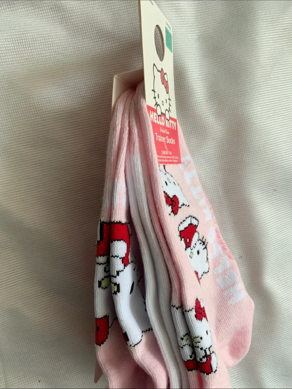 Hello Kitty Socks set of three pairs SANRIO TRAINER SOCKS
